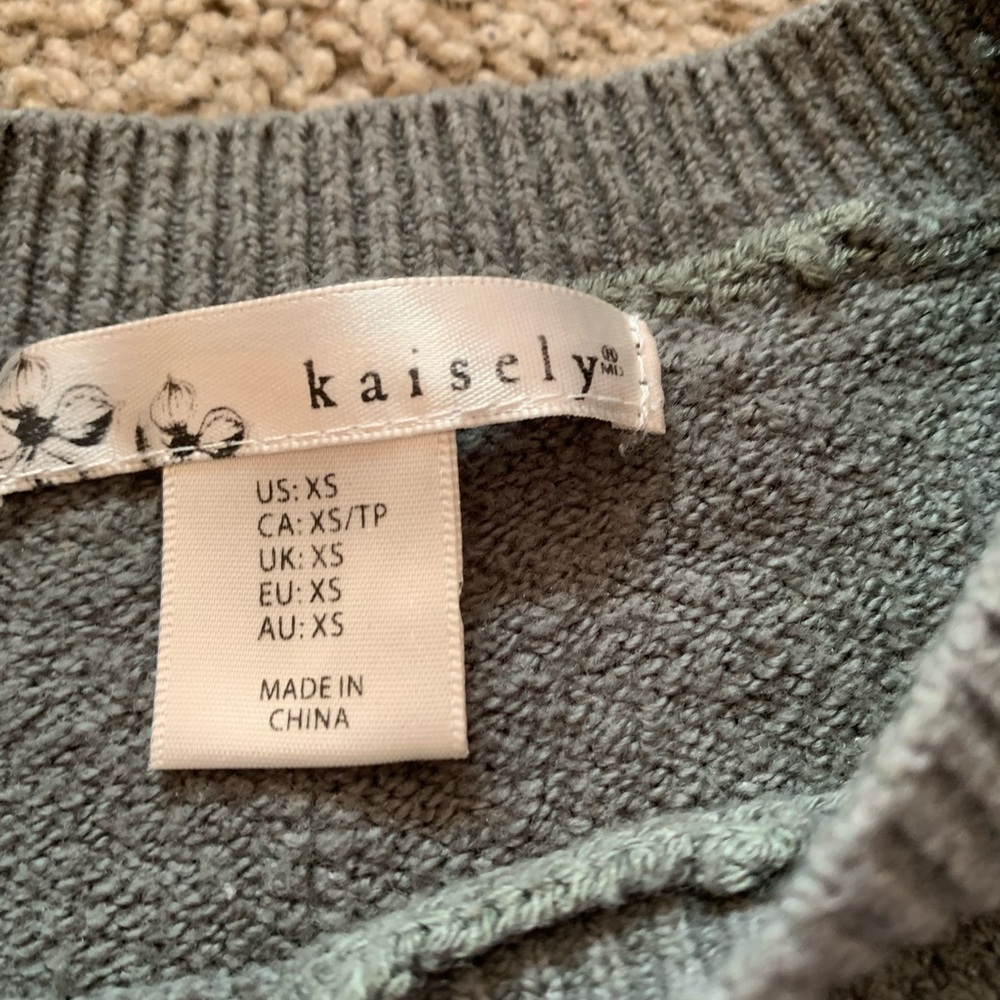 Sage green sweater